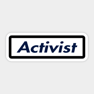 SUPER ACTIVIST LOGO Sticker